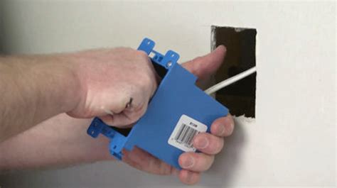 electrical toggle box for sheetrock|how to install old electrical box.